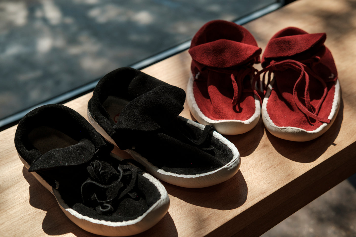 Red Pueblo Moccasins